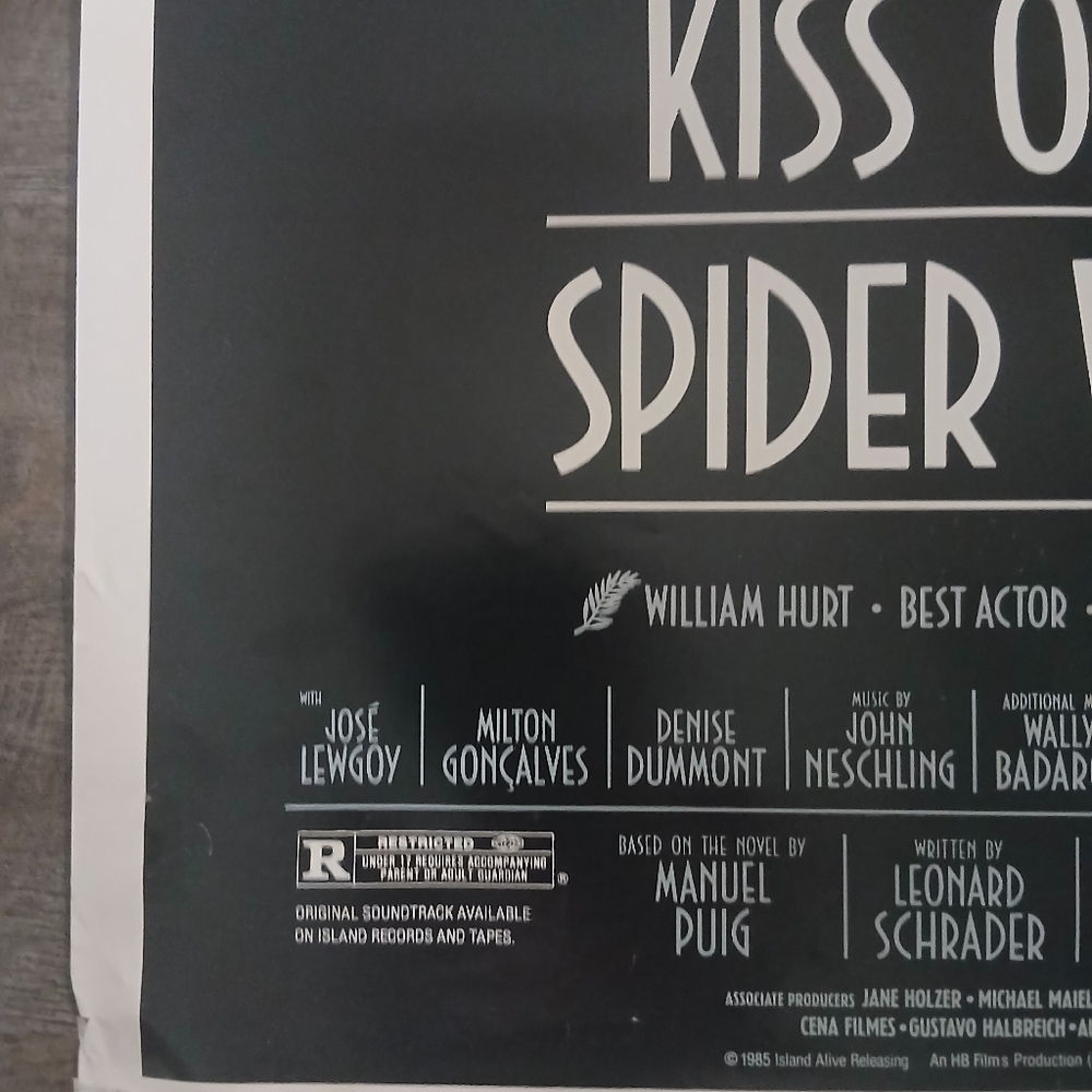 Kiss of the Spider Woman Movie Poster 41"×27" - Picture 2 of 7